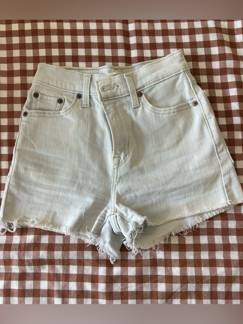 Levi’s High-Rise Shorts- Light Wash